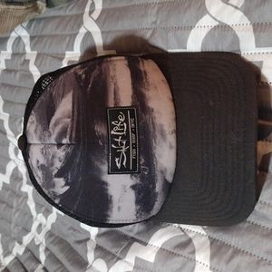 Salt Life snapback hat w/netted back